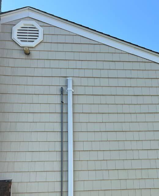 Siding after a soft wash